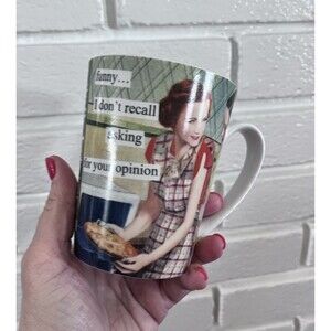 Anne Taintor Mug Funny I Don't Recall Retro Collectible Tea Coffee Cup Porcelain